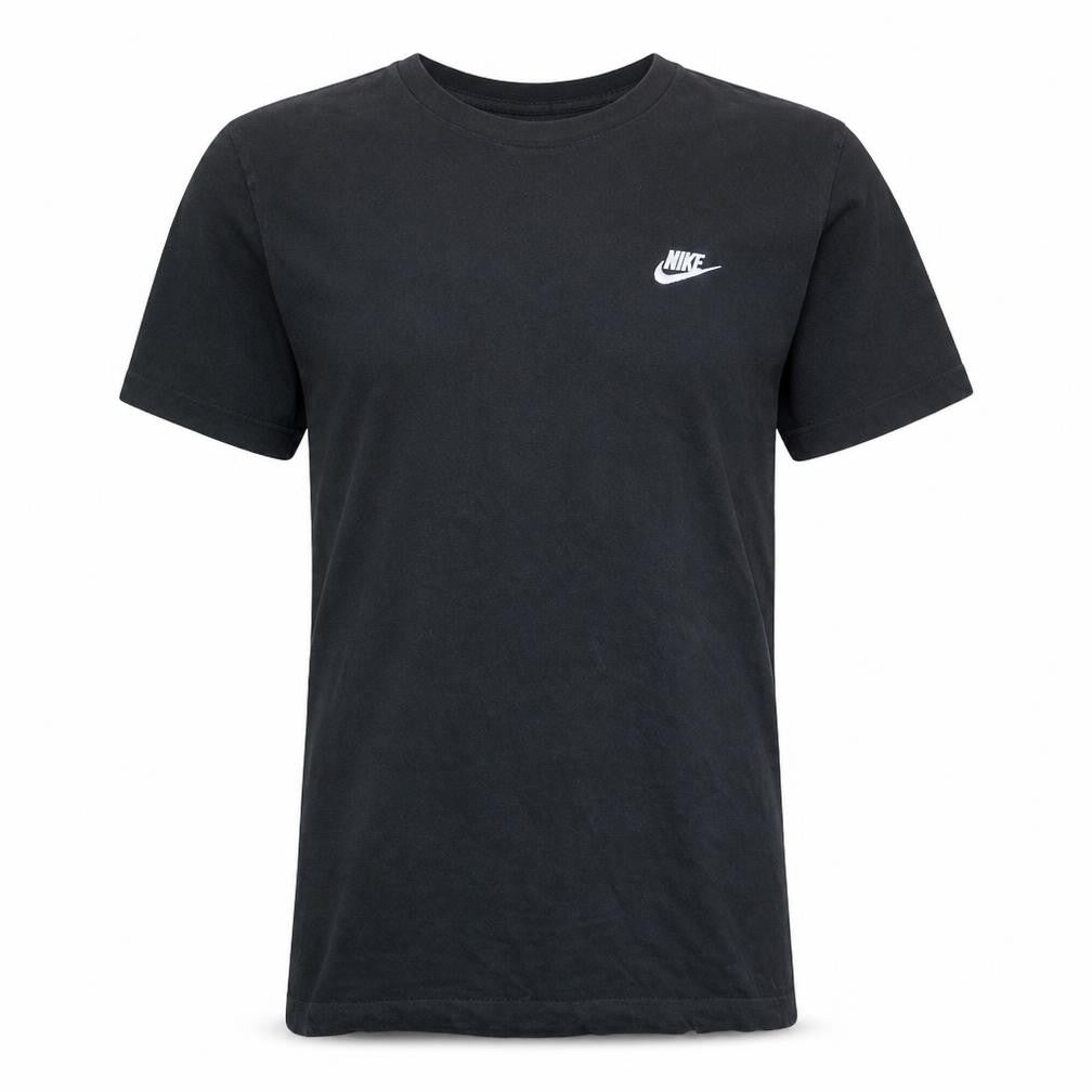 Nike Men's Black Small Crew Neck Sports Cotton T-Shirt
