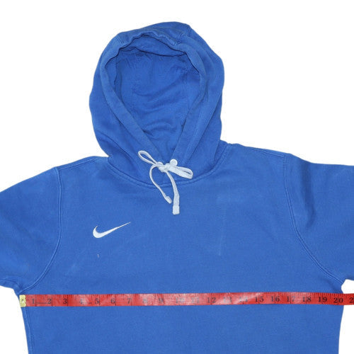 Nike Men's Blue Pullover Hoodie Size S Sports Fleece Sweatshirt