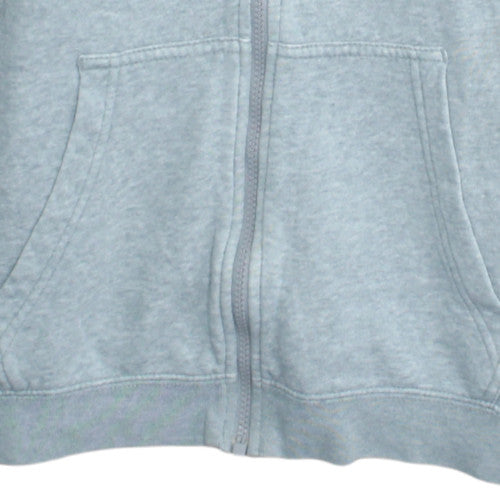 Nike Men's Grey Full Zip Hoodie Small Sportswear Fleece