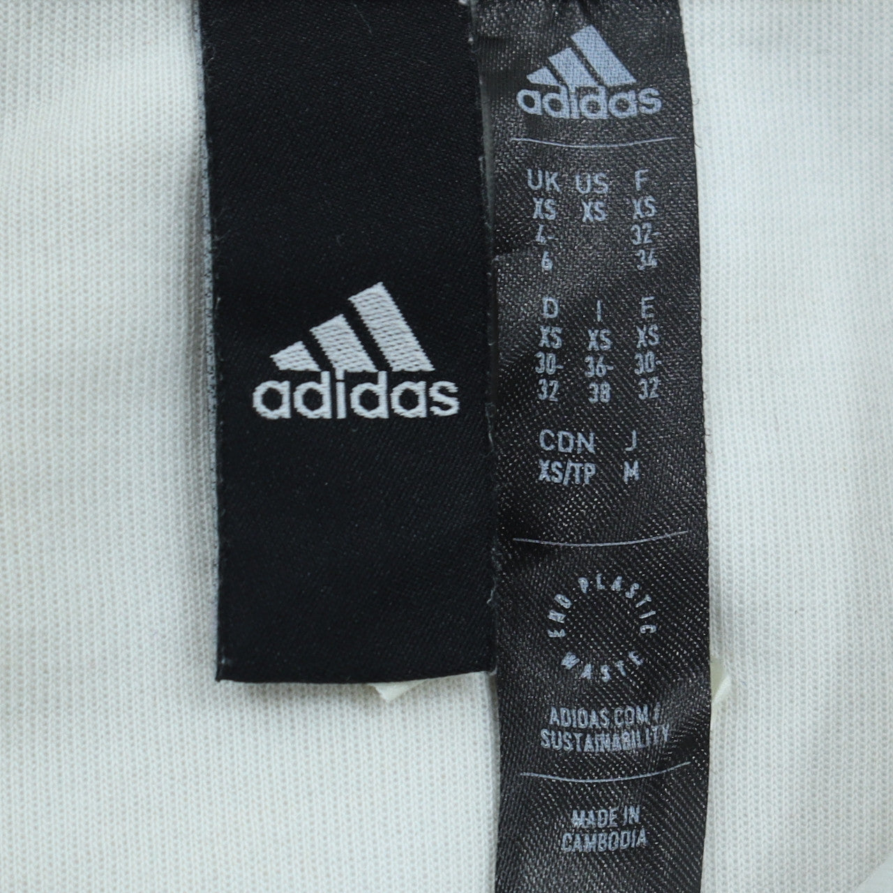 Adidas Women White XS 1/2 Zip Pullover Sweatshirt with Logo