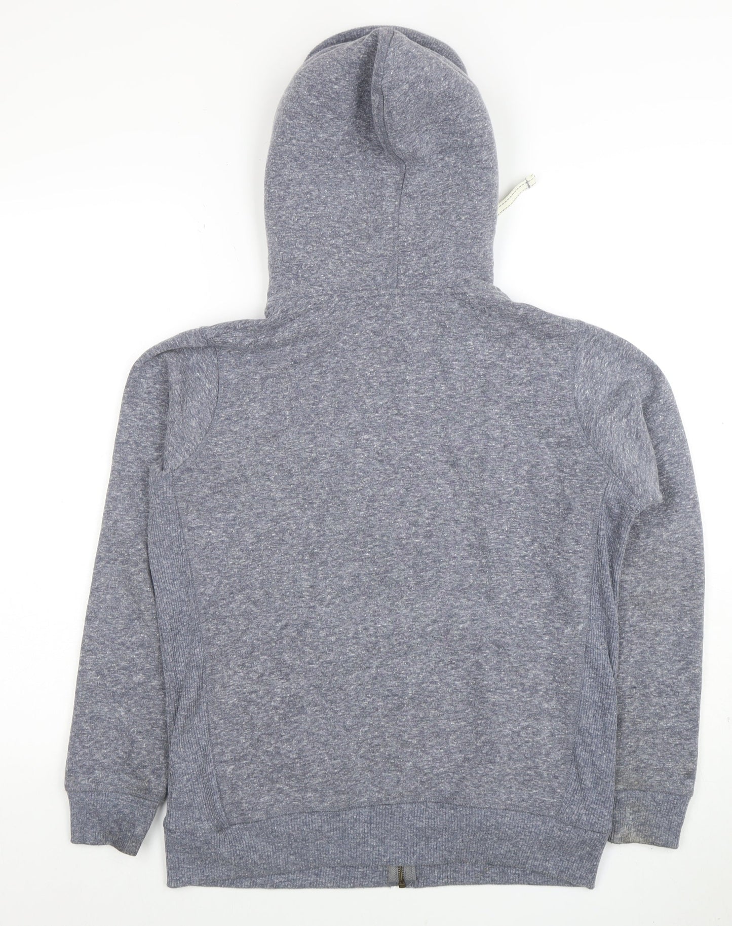 Weird Fish Women's Grey Size 10 Full Zip Hooded Sweatshirt
