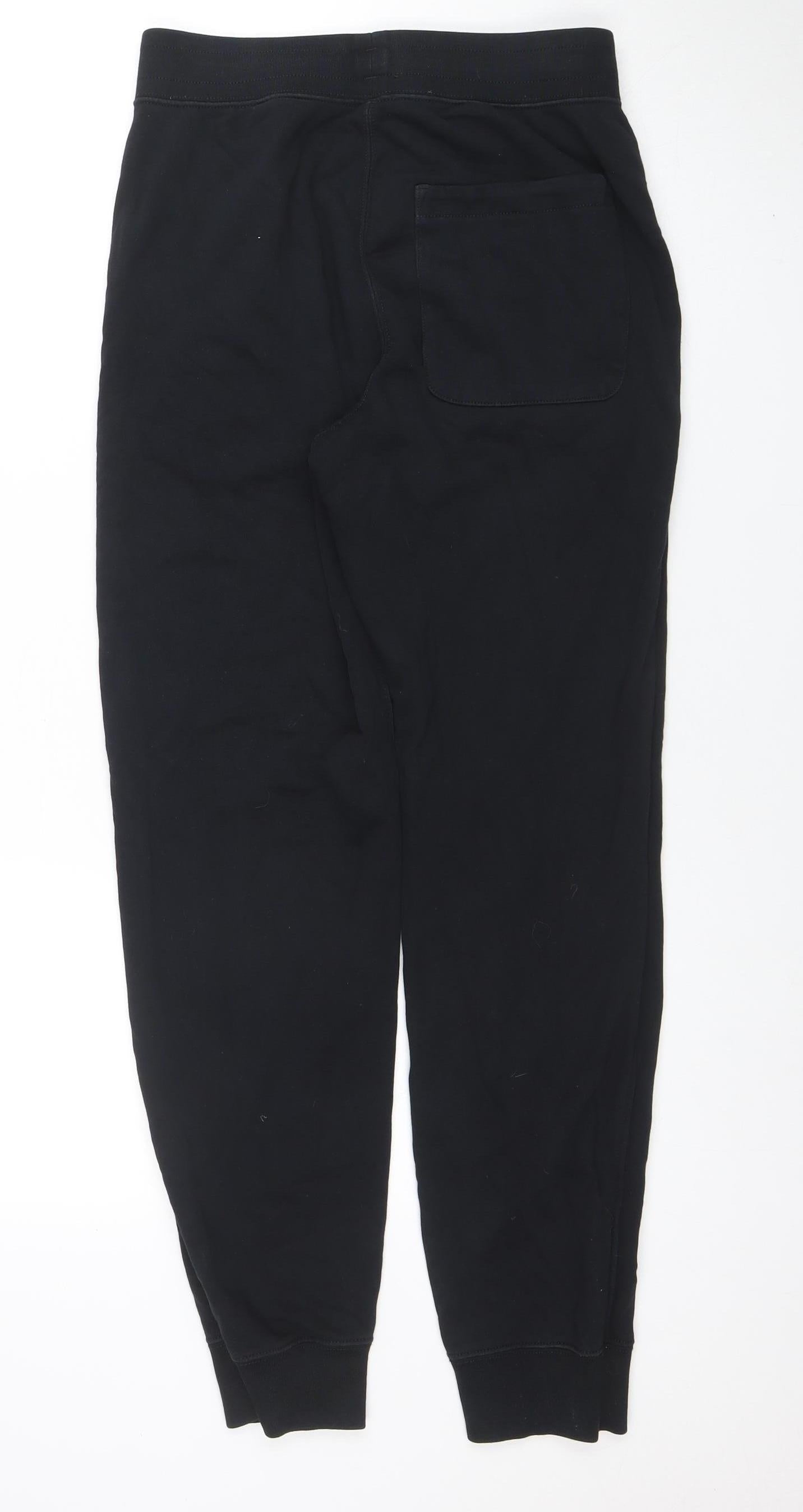 Uniqlo Women's Black Cotton Blend Jogger Sweatpants Size S