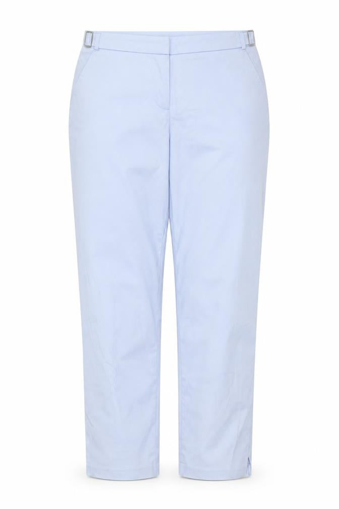 Dorothy Perkins Women Blue Chino Trousers Size 8 Slim Fit