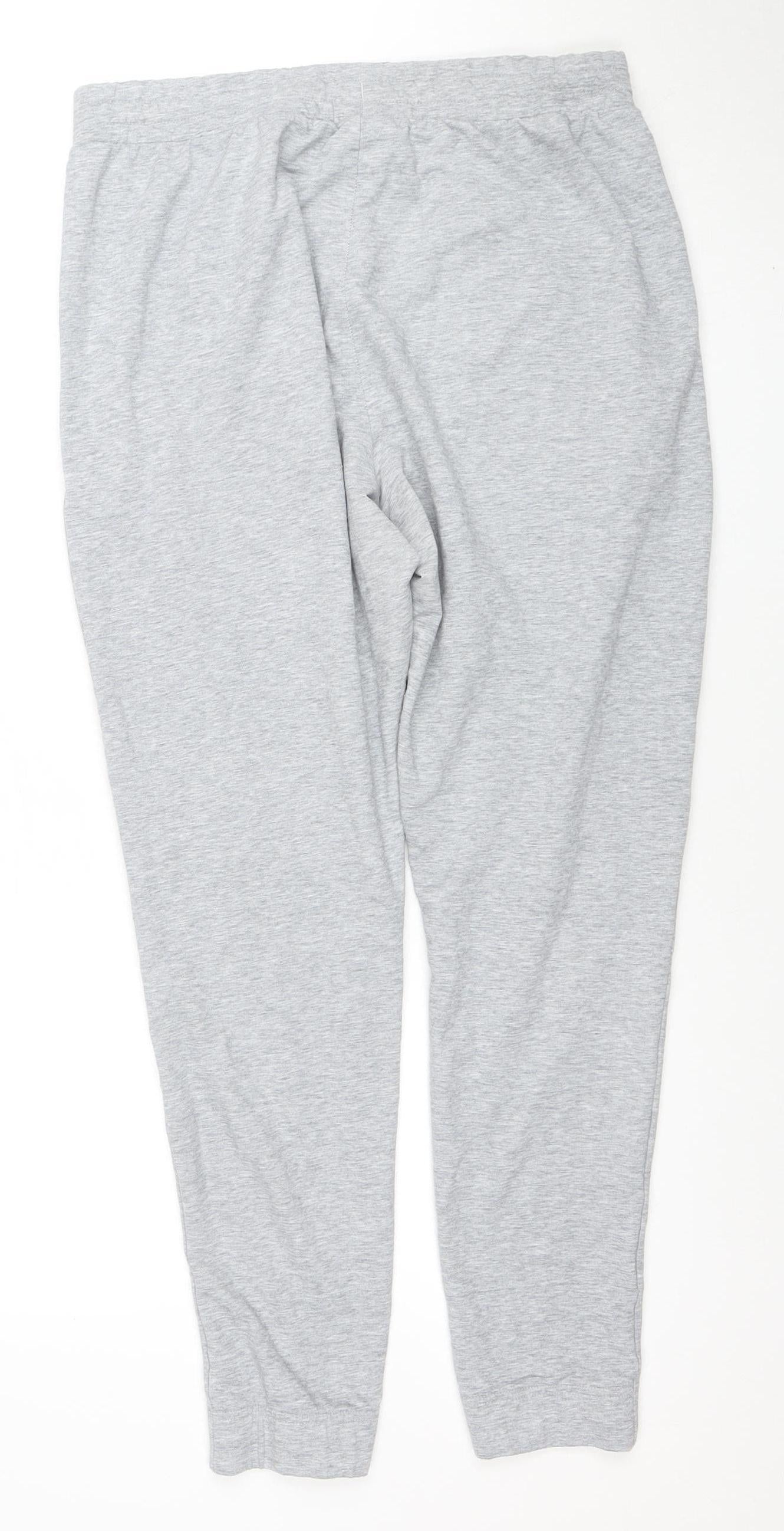 Gymshark Men's Grey Slim Fit Jogger Trousers Size M Elastic Waist