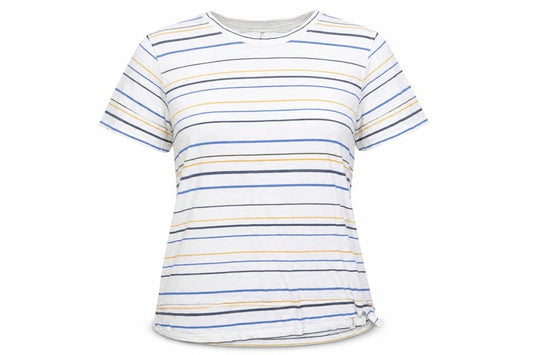 Hymn Womens Multicoloured Striped Cotton Short Sleeve T-Shirt M