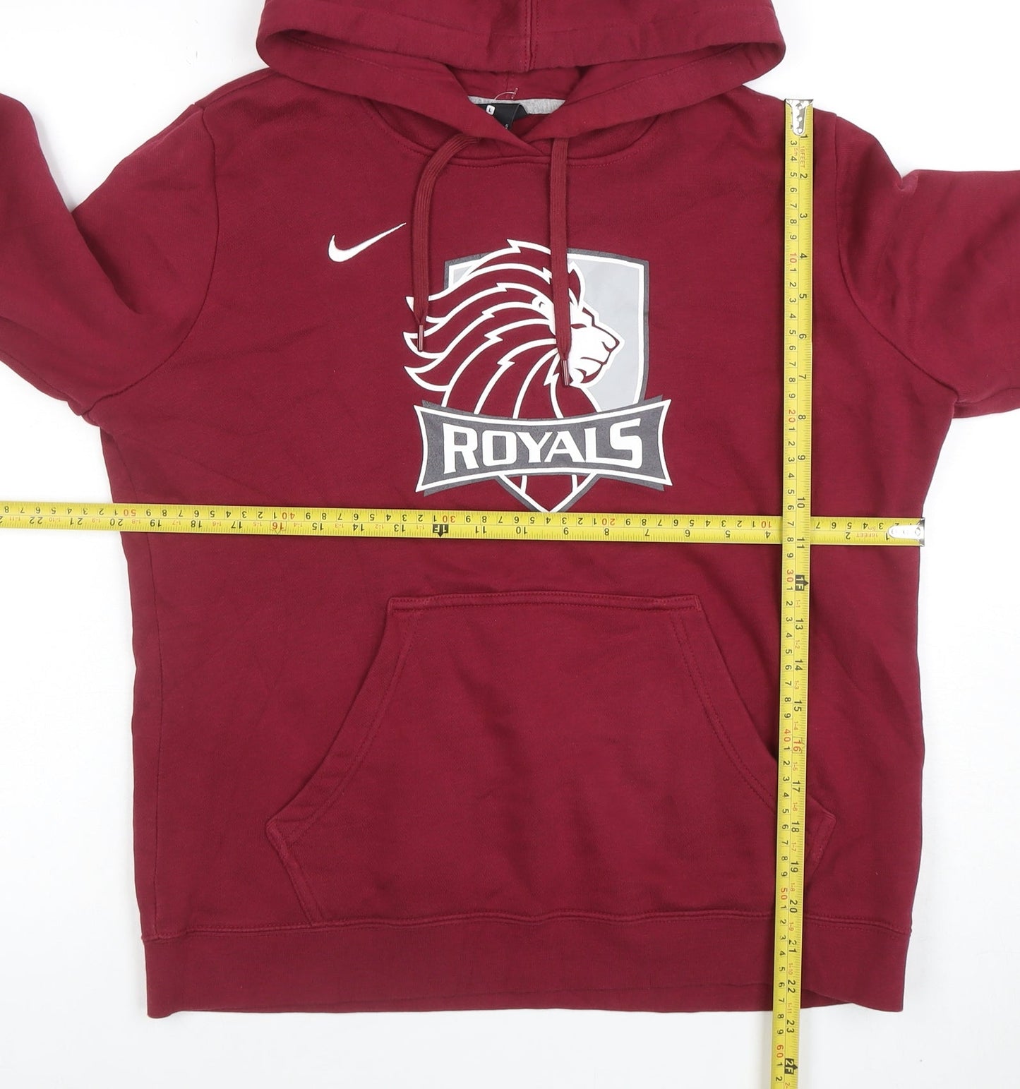 Nike Womens Maroon Royals Hoodie Size S Pullover Kangaroo Pocket