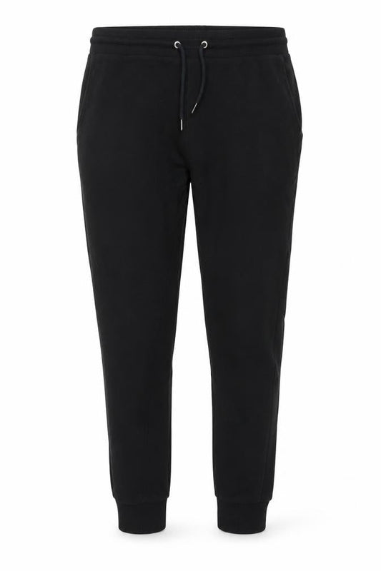 Front view of ASOS DESIGN Men's Black Jogger Trousers XL Cotton Blend