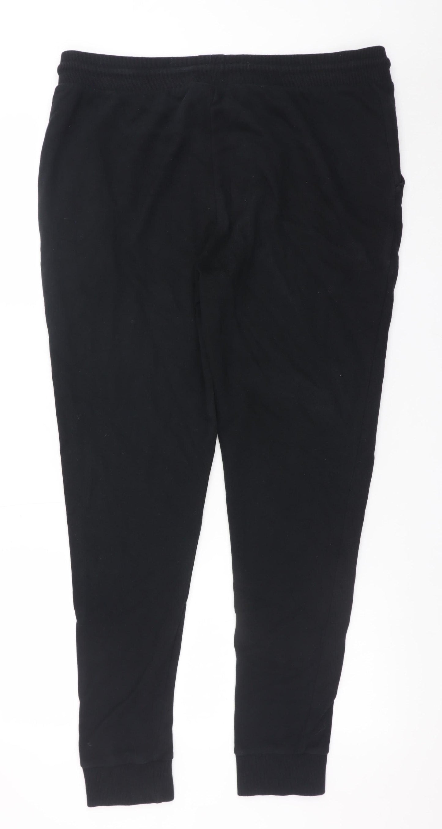 ASOS DESIGN Men's Black Jogger Trousers XL Cotton Blend