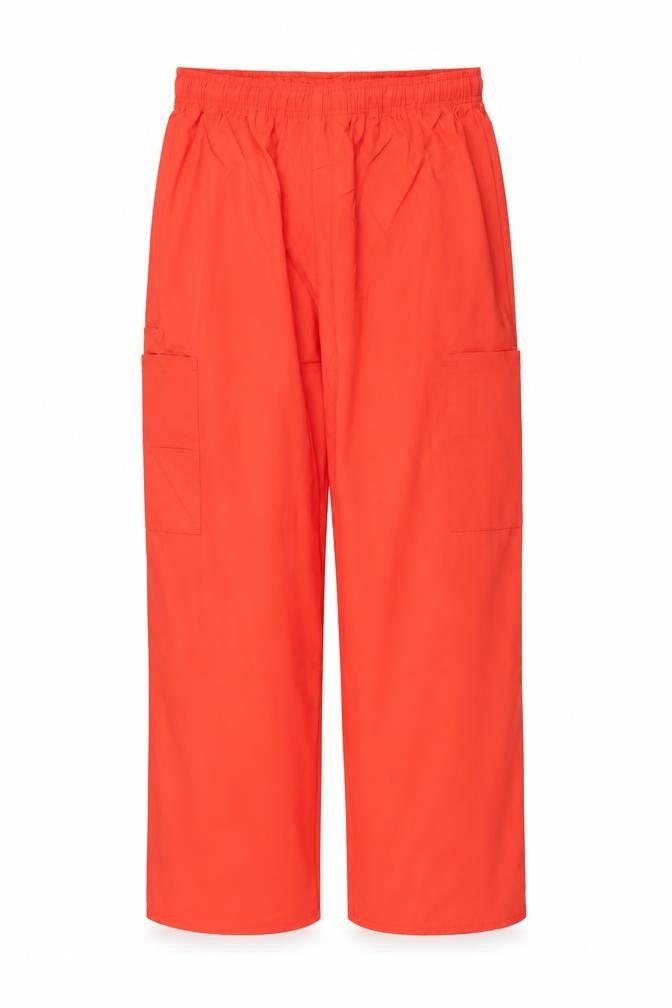 Sivvan Men's Orange Cargo Workwear Trousers XL Regular Fit