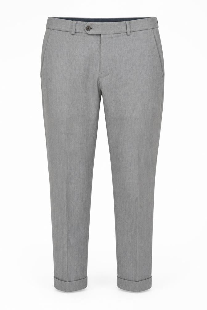 Next Men’s Grey Regular Fit Formal Trousers 32W 31L