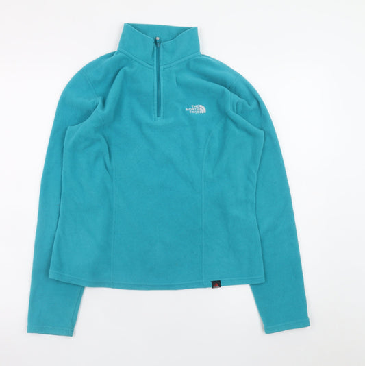 The North Face Women's Blue Fleece Pullover Sweatshirt Small