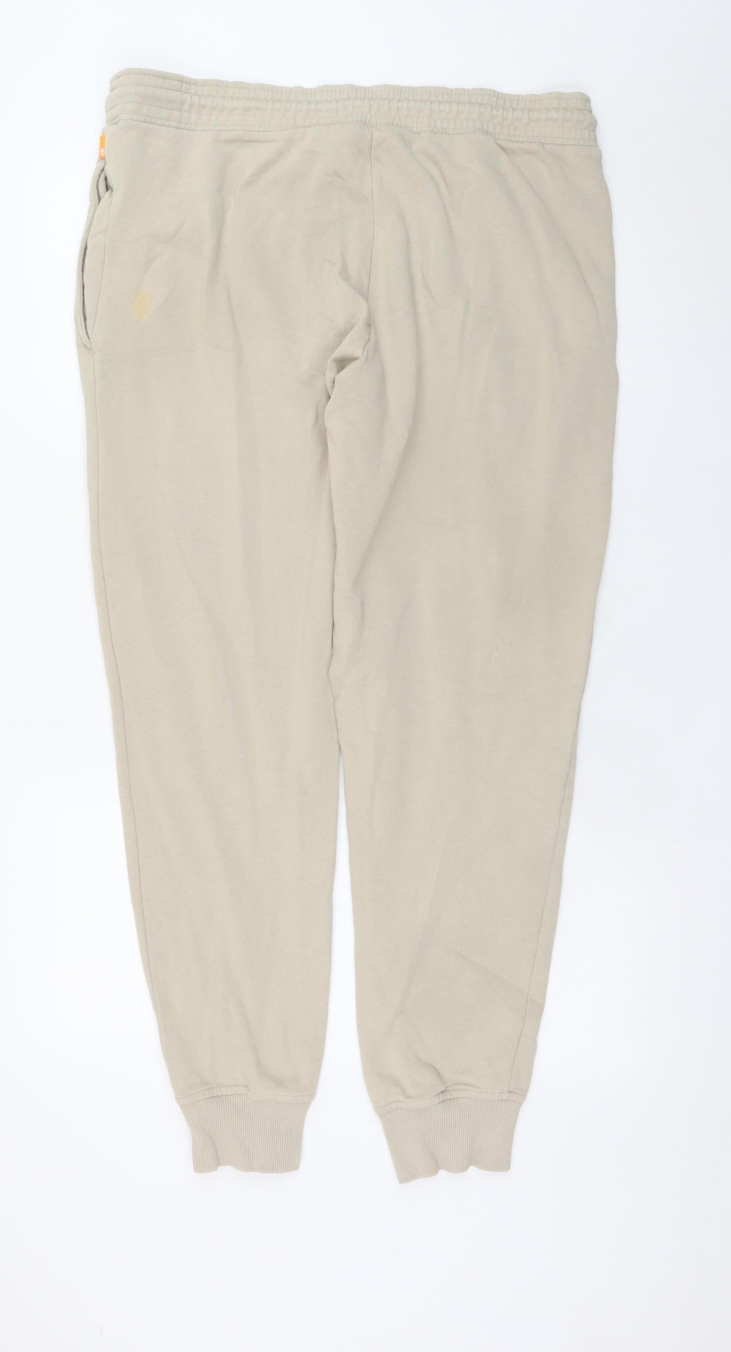 Timberland Men Beige Jogger Trousers L Regular Fit
