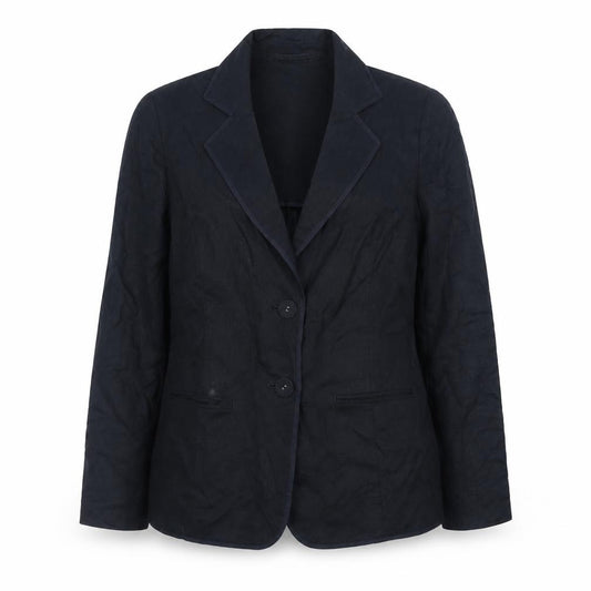 Marks and Spencer Per Una Women's Blue Linen Blazer Size 12