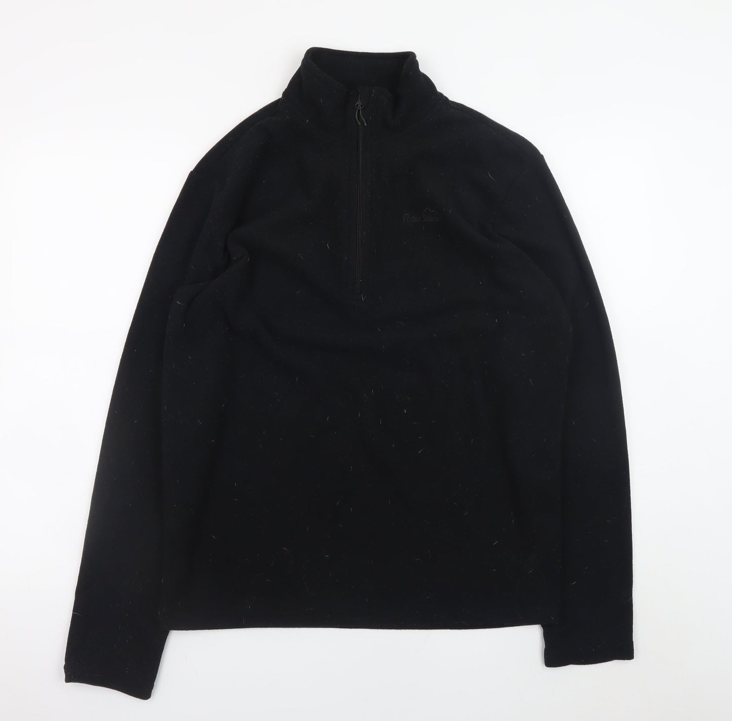 Peter Storm Mens Black Fleece Pullover Sweatshirt M
