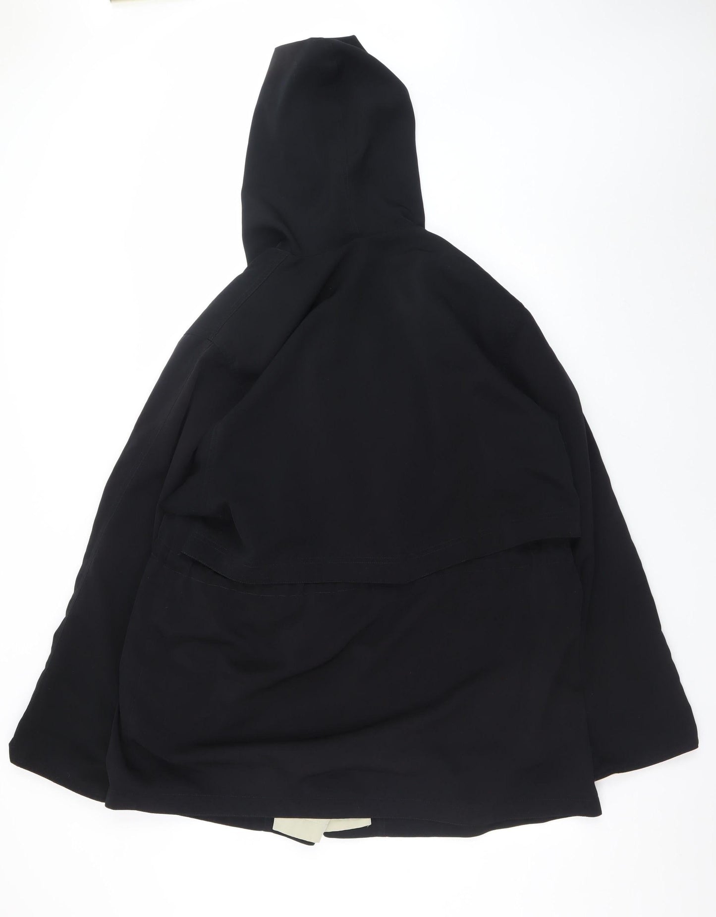 Silkana Nuage Womens Black Size 16 Hooded Parka Jacket