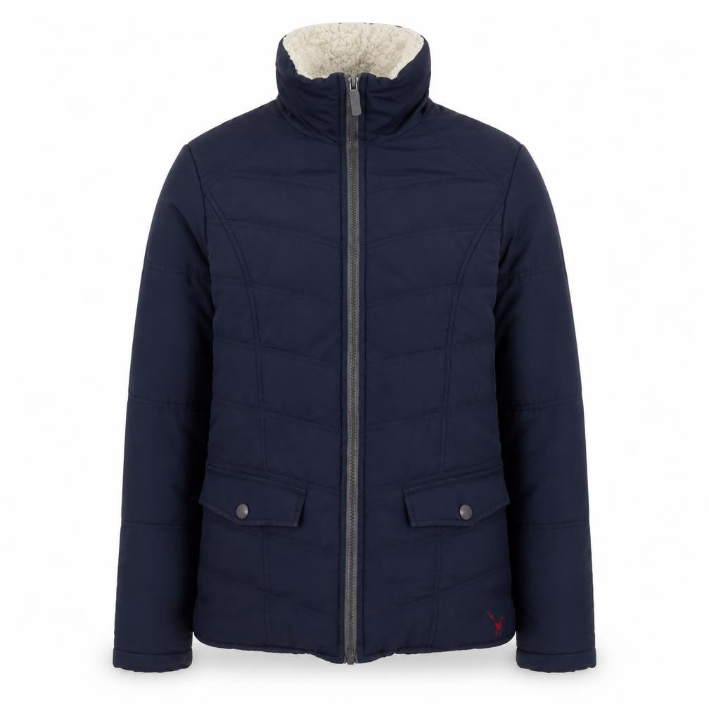 Betty Kay London Men's Blue Puffer Jacket S Quilted Lined Winter Coat