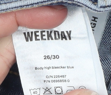 Weekday Women's Blue High Rise Skinny Jeans Size 8 26/30