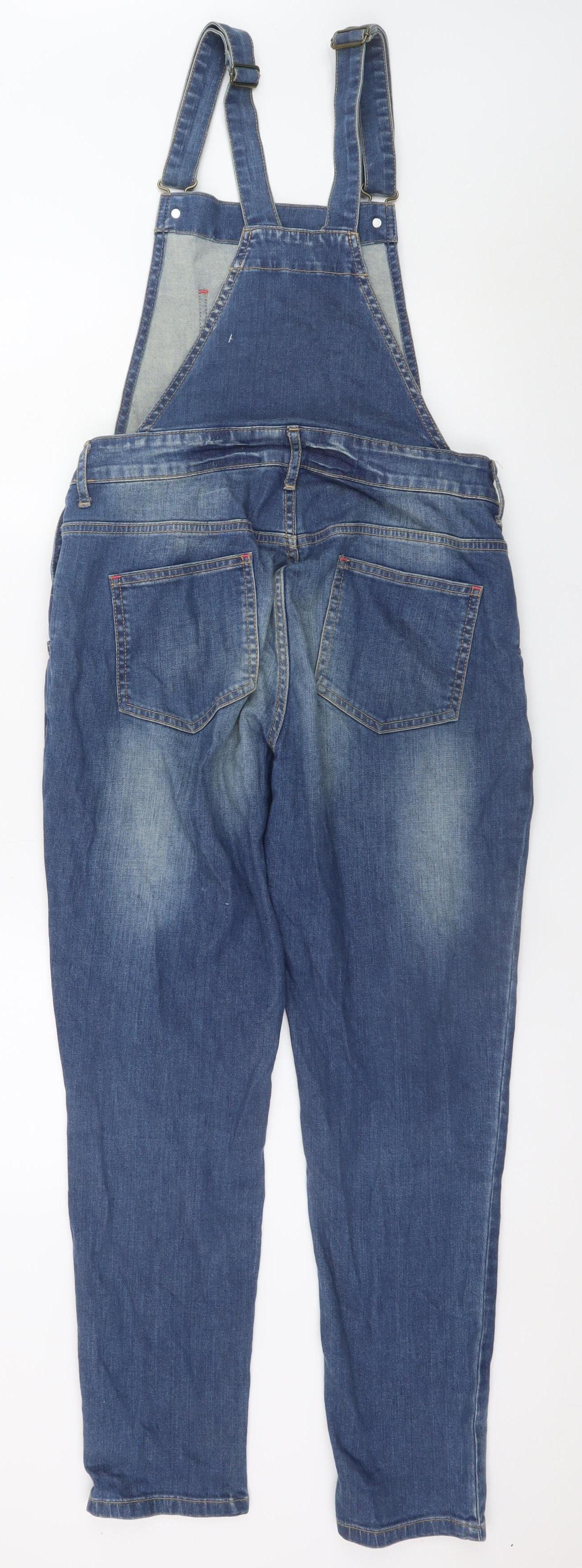 Johnnie b Girls Blue Denim Dungaree Jumpsuit 13-14 Years Adjustable Straps