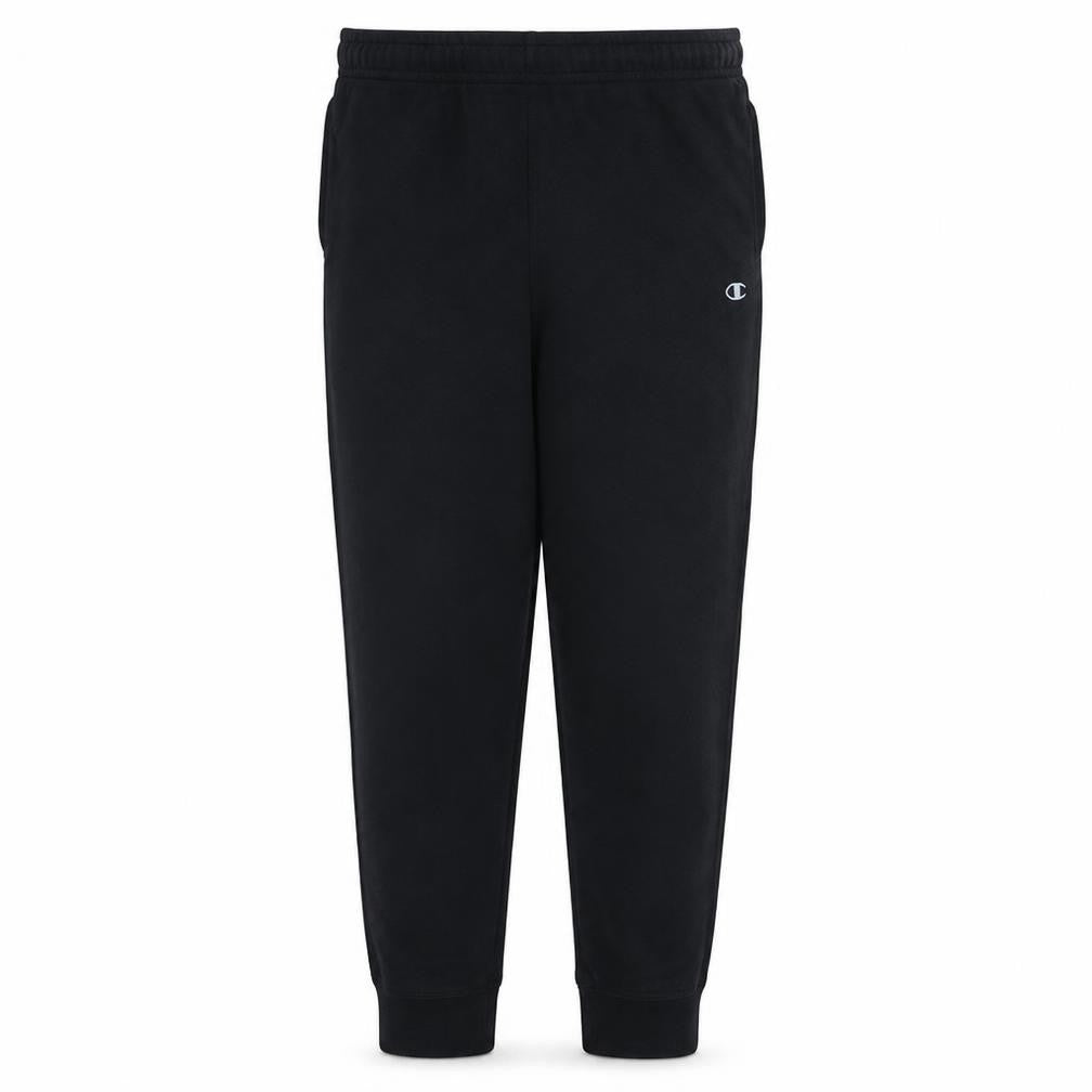 Champion Men's Black Jogger Sweatpants Medium Cotton Blend