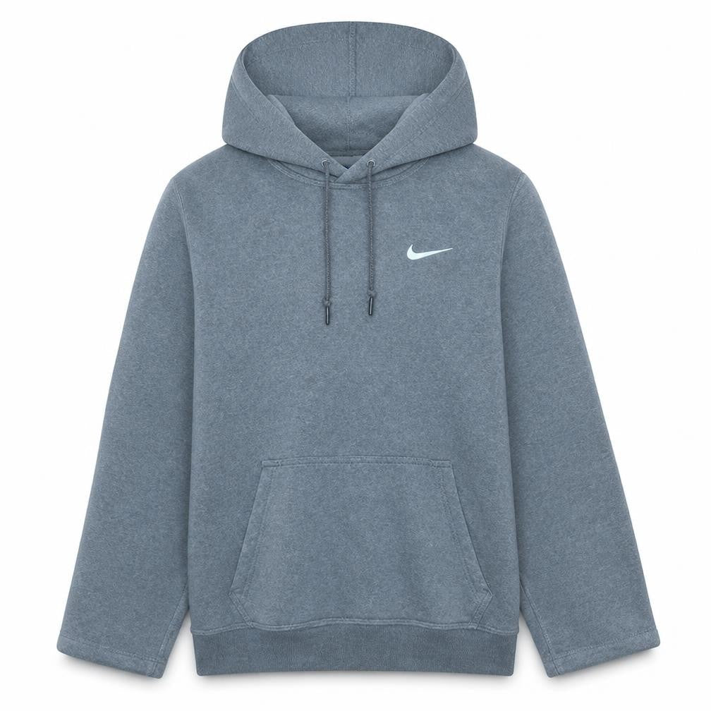 Nike Men Grey Pullover Hoodie Small Fleece Lined Sportswear