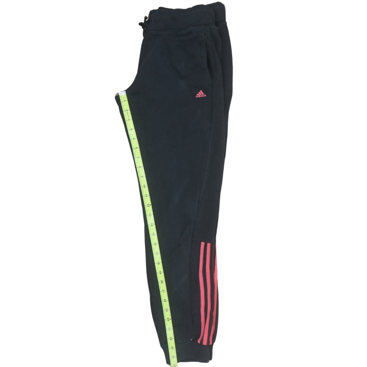 adidas Womens Black Jogger Trousers Size 12-14 Sports Casual