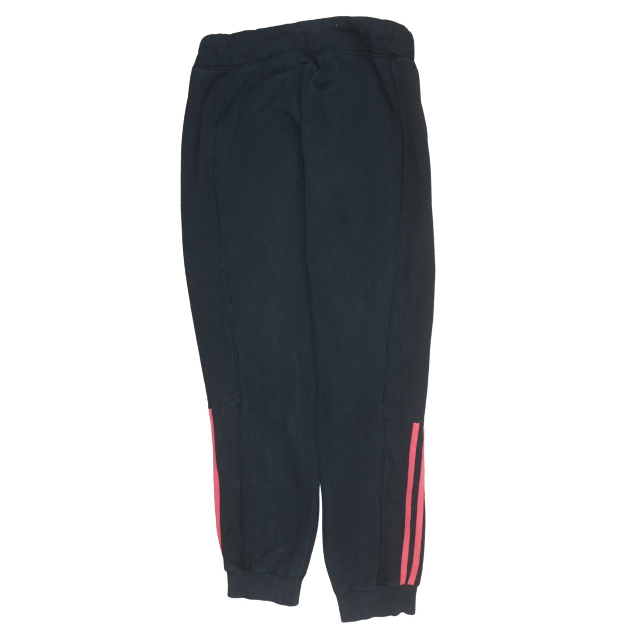 adidas Womens Black Jogger Trousers Size 12-14 Sports Casual