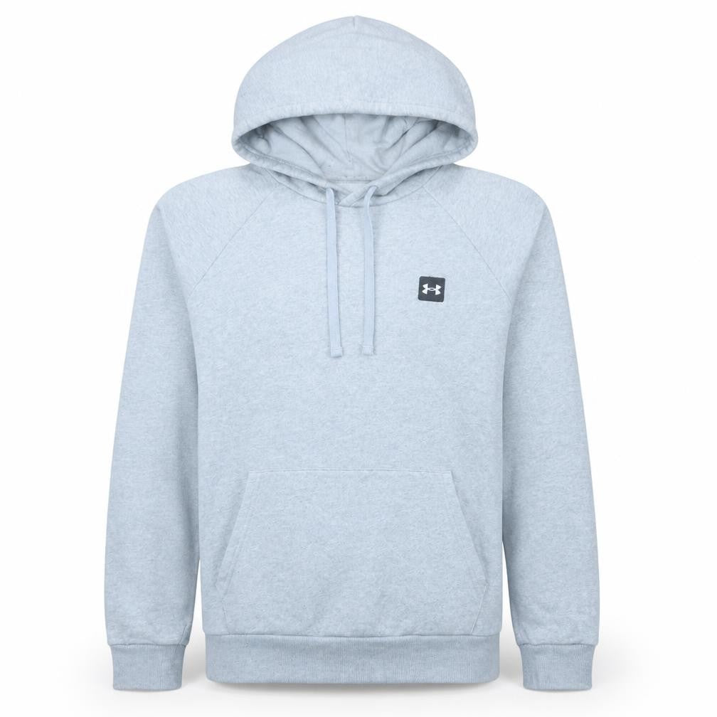 Under Armour Mens Grey Hoodie Large ColdGear Loose Fit Pullover