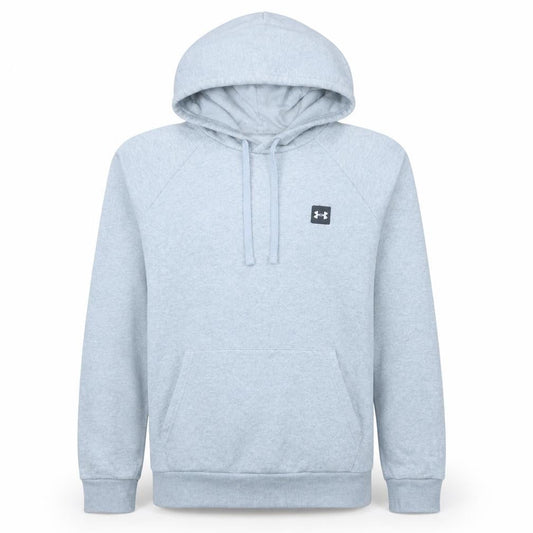 Under Armour Mens Grey Hoodie Large ColdGear Loose Fit Pullover