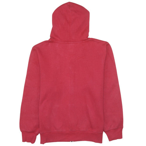 Converse Boys Red Full Zip Hoodie XL 13-15 Years Logo Fleece Sweatshirt