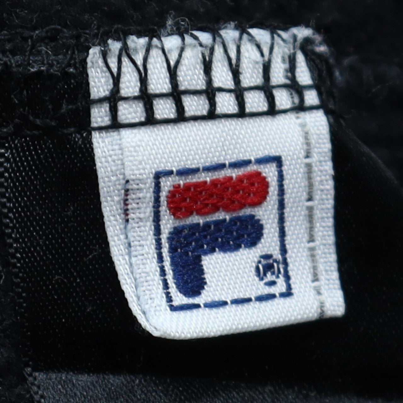 FILA Mens Black Pullover Hoodie L Logo Graphic Fleece Sweatshirt