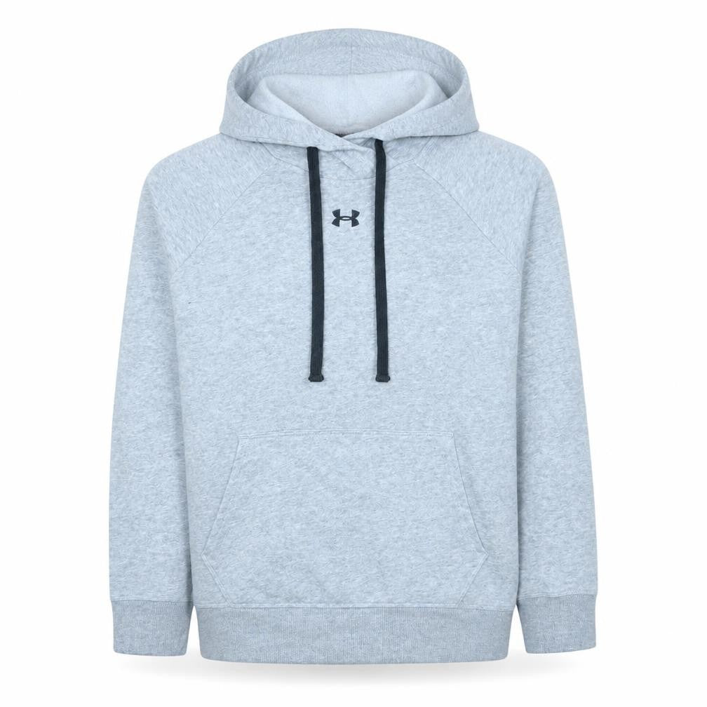 Under Armour Men's Grey Pullover Hoodie Size L Relaxed Fit Fleece