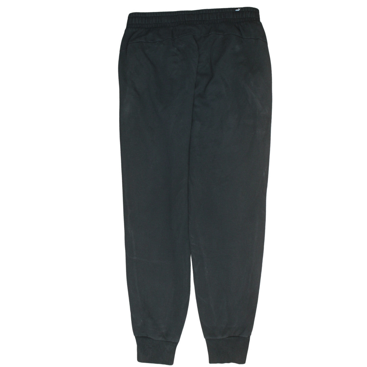 Puma Women’s Black Jogger Trousers L Elastic Waist Fleece