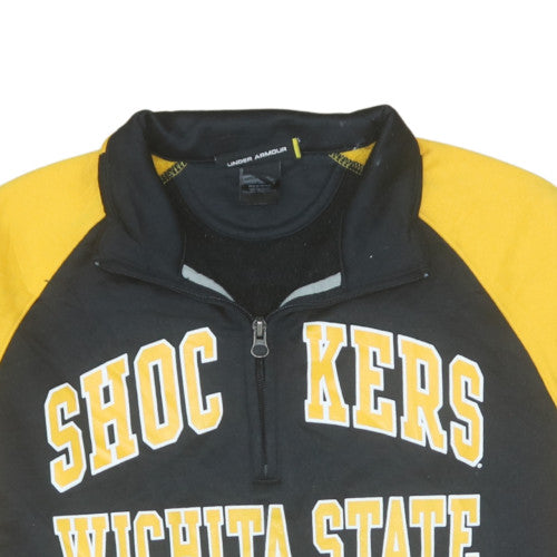 Under Armour Men’s Black 1/4 Zip Sweatshirt Wichita State Medium