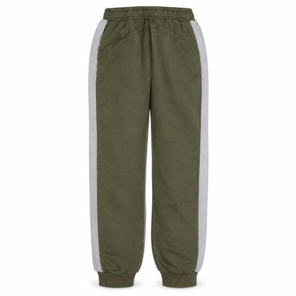 Front view of Puma Men's Green Regular Fit Sweatpants with Logo M