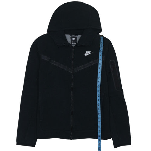 Nike Men's Black Full Zip Fleece Hoodie Size S Regular Fit