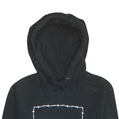 Vans Men's Black Pullover Hoodie Small Fleece Graphic Skate Sweatshirt