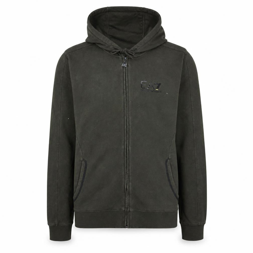 Emporio Armani EA7 Men's Green Full Zip Hoodie Size S