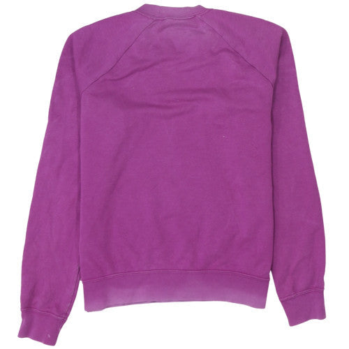 Nike Women's Purple Cotton Crew Neck Sweatshirt Size S
