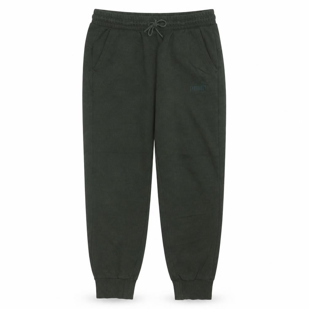 Puma Men's Green Fleece Joggers M Regular Fit Casual Trousers