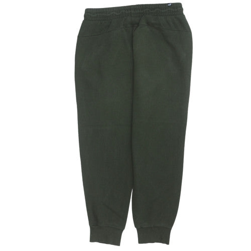 Puma Men's Green Fleece Joggers M Regular Fit Casual Trousers
