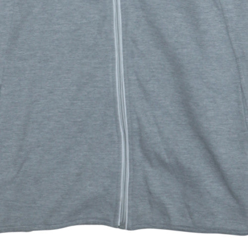 Jack & Jones Men's Grey Full Zip Hoodie XL Regular Fit