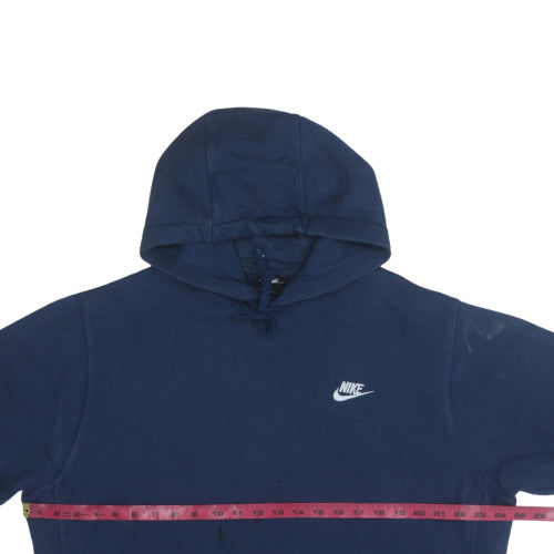 Nike Men's Blue Pullover Hoodie L Fleece Sportswear Sweatshirt