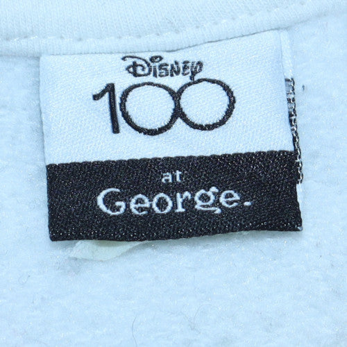 Disney George Women Grey Mickey Mouse Crew Neck Sweatshirt XL 20-22