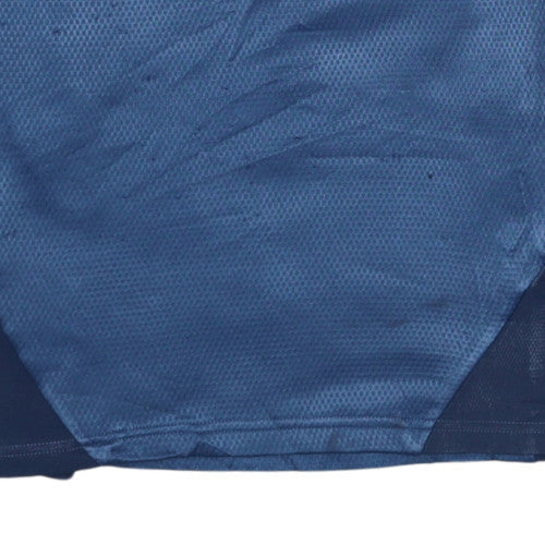 The North Face Men's Blue 1/4 Zip Fleece Sweatshirt Size S