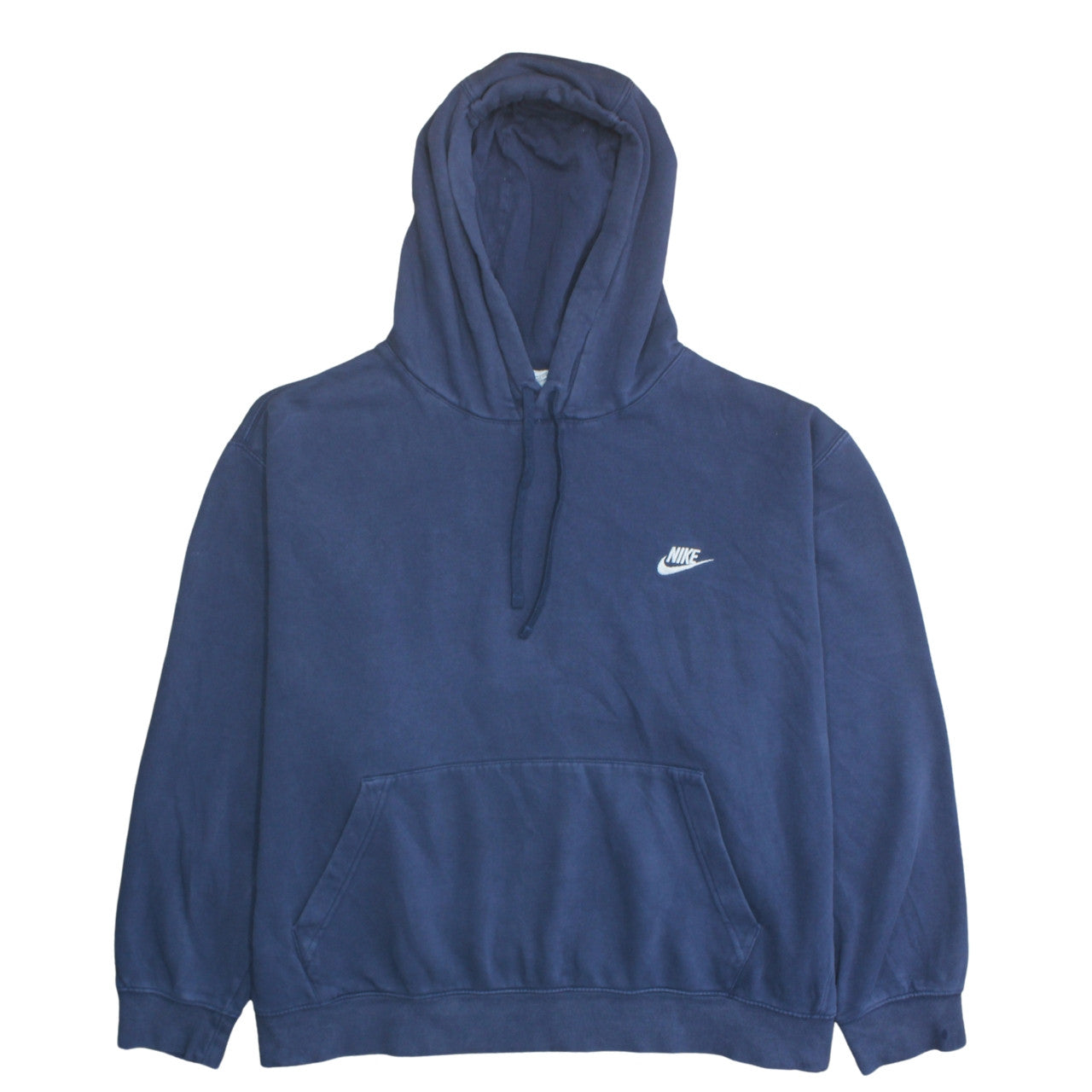 Nike Women’s Blue Pullover Hoodie XXL Cotton Blend Casual Sweatshirt