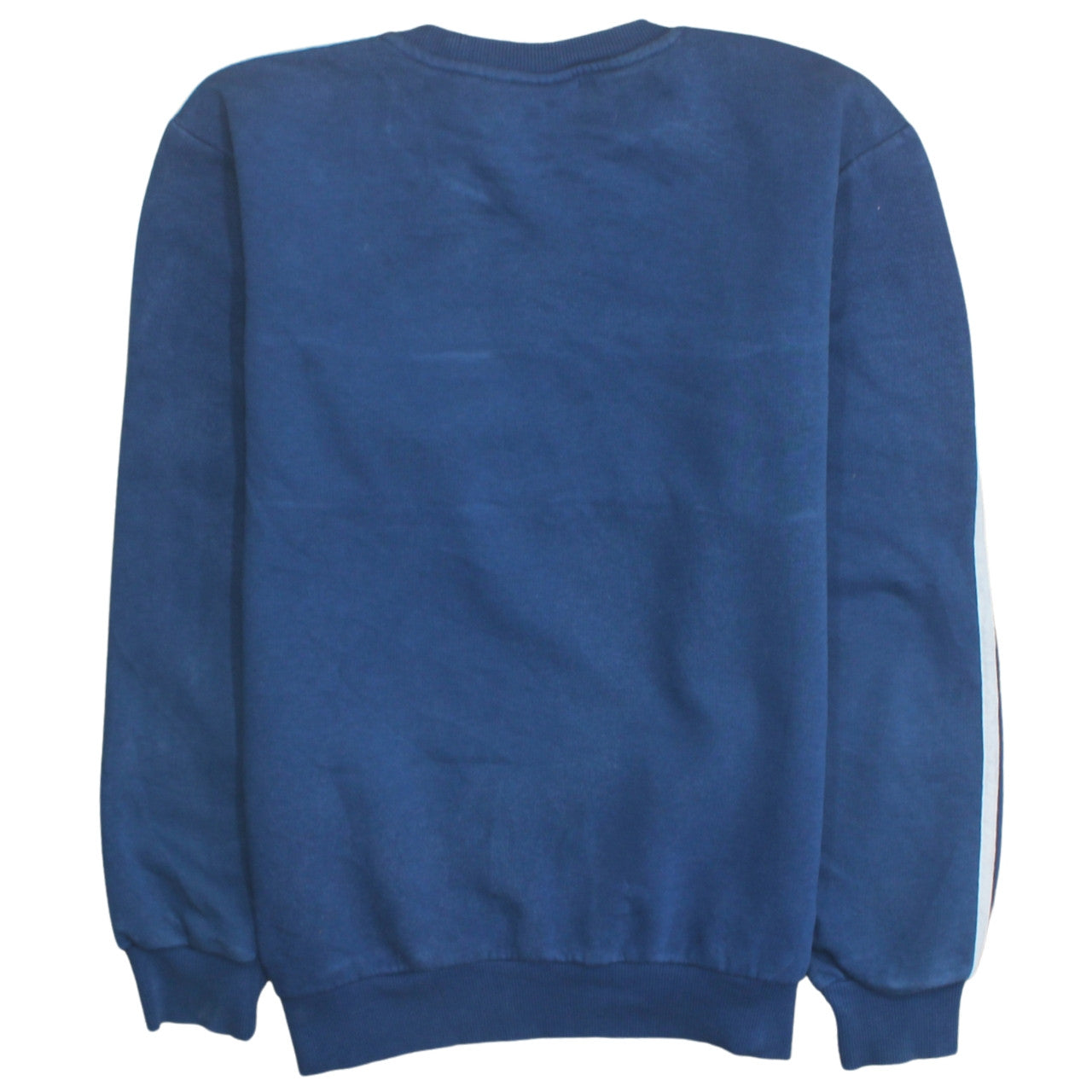 Adidas Men's Blue Small Pullover Sweatshirt Crew Neck Retro Logo