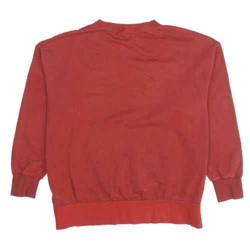 Nike Womens Red Air Crew Neck Pullover Sweatshirt M