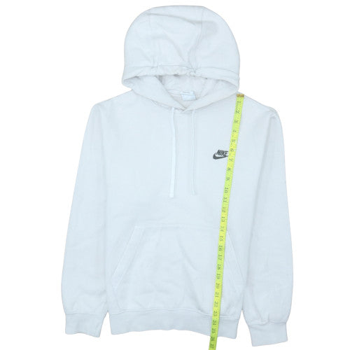 Nike Men's White Pullover Hoodie Small Regular Fit Fleece