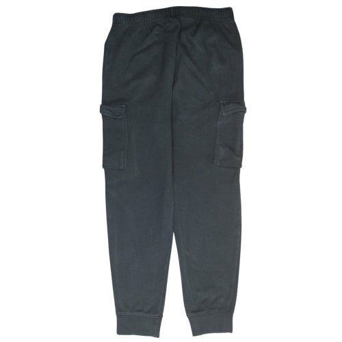 Nike Men's Black Jogger Cargo Trousers Medium Fleece