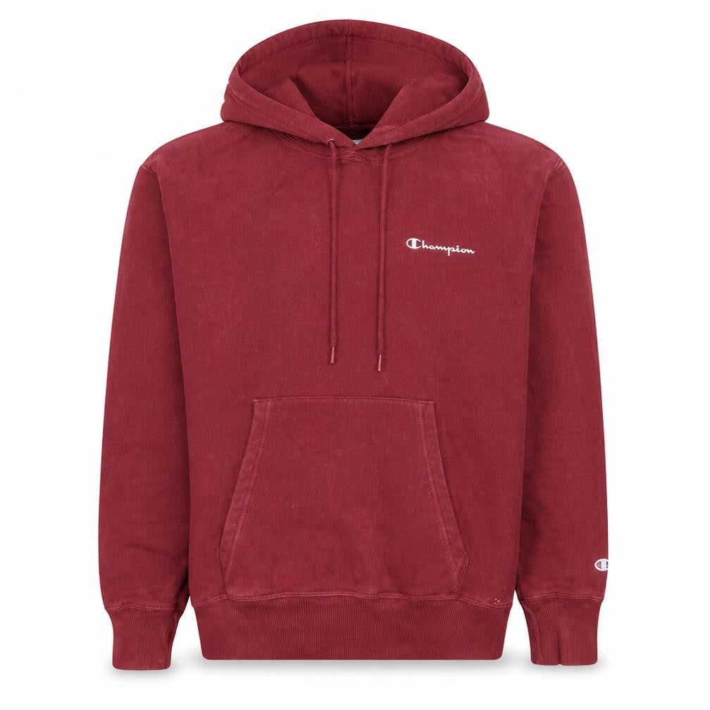 Champion Men's Red XS Pullover Hoodie with Logo